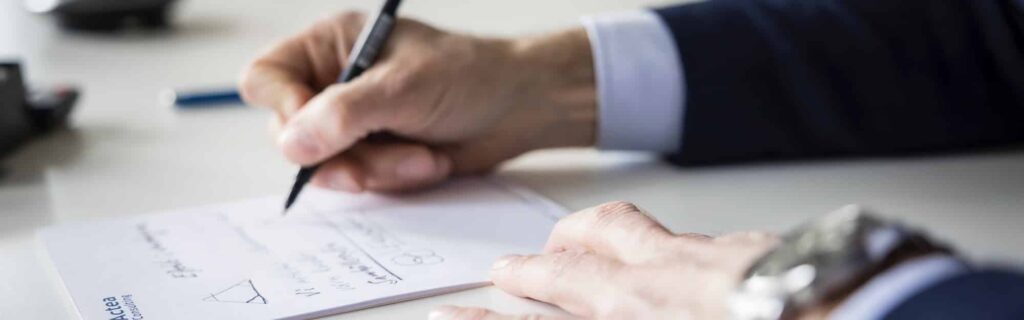 Bild som visar på kontakt